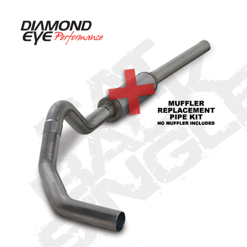 Dodge Cummins 2500 Performance Exhaust - Diamond Eye Performance - Cat Back Single SS - `04-`07